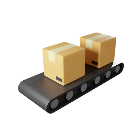 Package Sorting  3D Icon