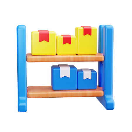 Package storage  3D Icon