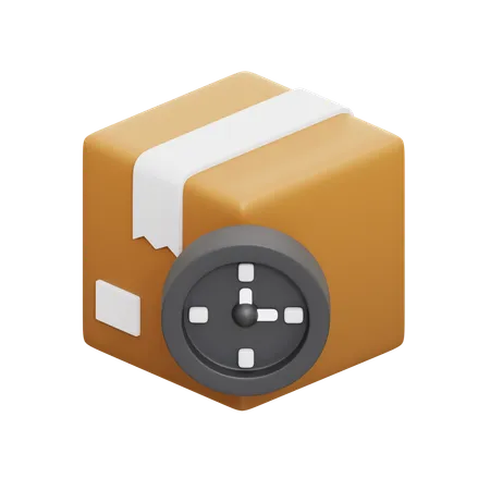 Package Time  3D Icon