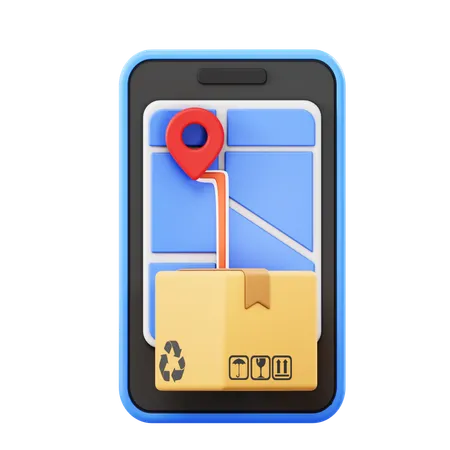 Package Tracking  3D Icon
