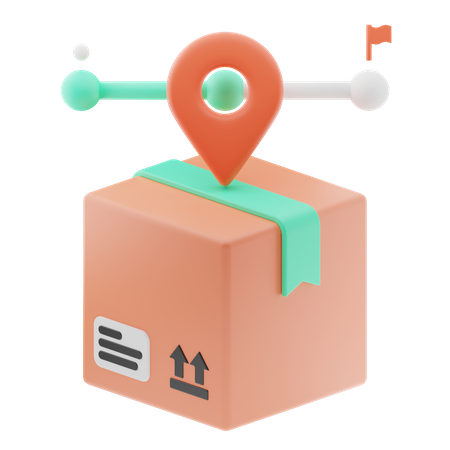 Package Tracking  3D Icon