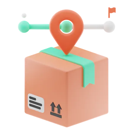 Package Tracking  3D Icon