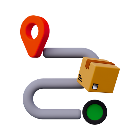 Package Tracking  3D Icon