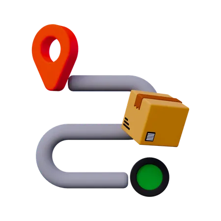 Package Tracking  3D Icon