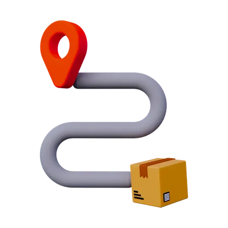 Package Tracking  3D Icon