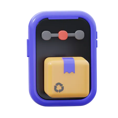 Package Tracking  3D Icon