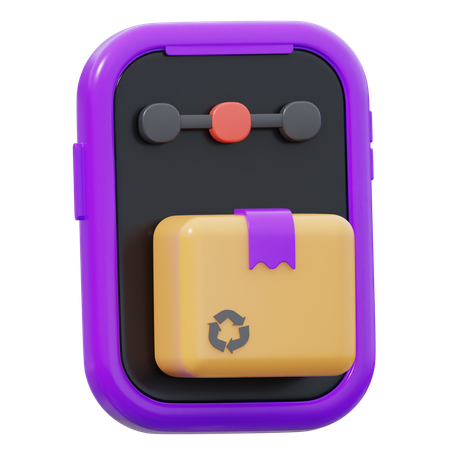 Package Tracking  3D Icon