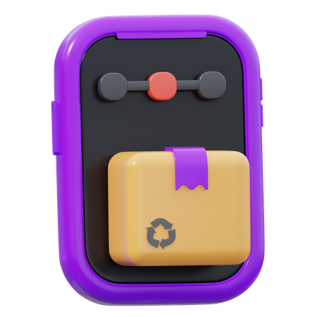 Package Tracking  3D Icon