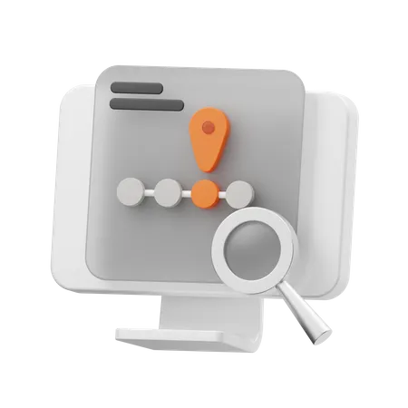 Package Tracking 3D Illustration