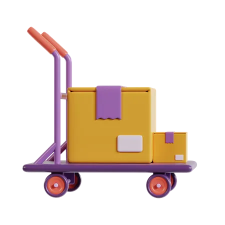 3 D Illustration Of Loading Delivery Business Icon 3D Icon