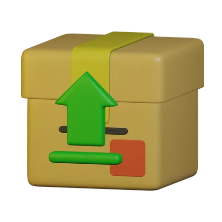 Package Upload  3D Icon