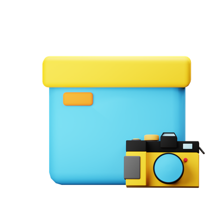 Package Video  3D Icon