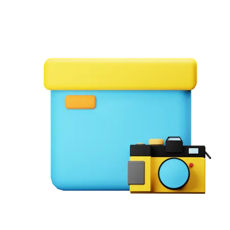 Package Video  3D Icon