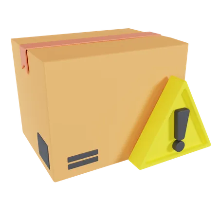 Package Warning  3D Icon