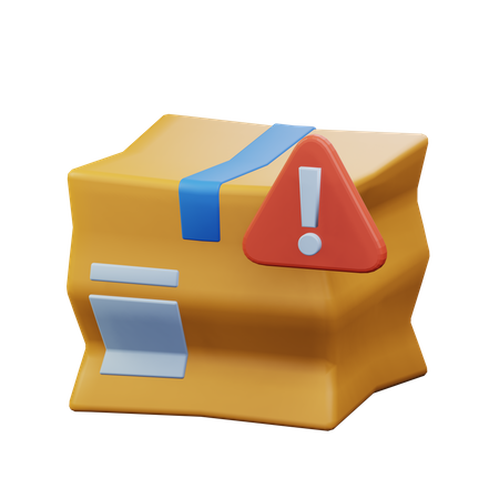 Package Warning  3D Icon