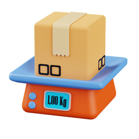 Package Weight  3D Icon