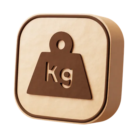 Package weight  3D Icon