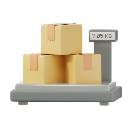 Package Weight  3D Icon