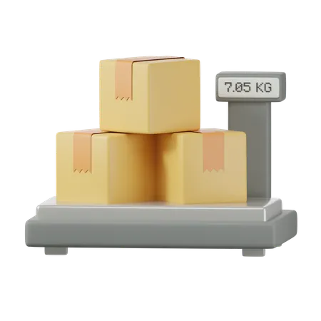 Package Weight  3D Icon