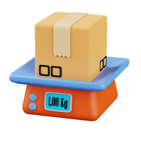 Package Weight  3D Icon