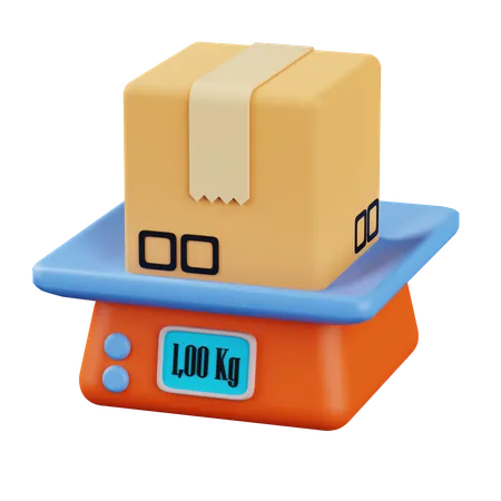 Package Weight  3D Icon