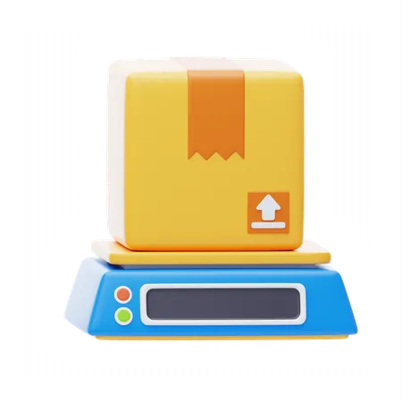 Package Weight  3D Icon