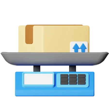 Package Weight 3 D Illustration 3D Icon