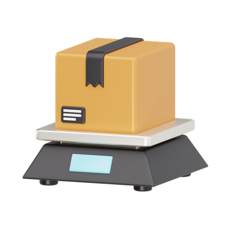 Package Weight Scale  3D Icon