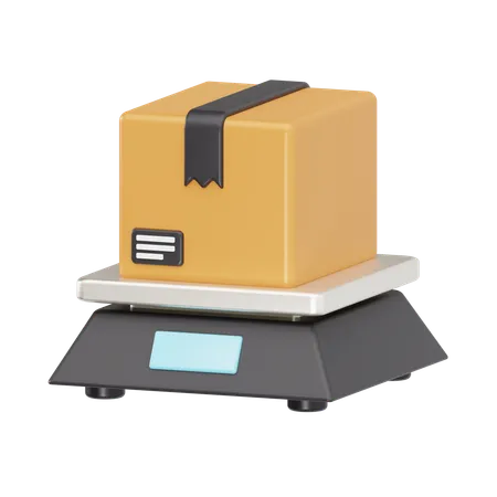 Package Weight Scale  3D Icon