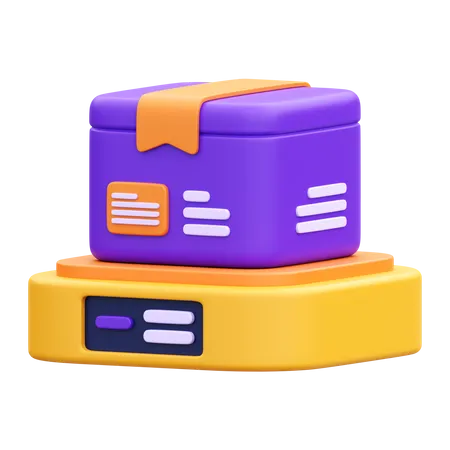 Package Weight Scale 3 D Icon 3D Icon