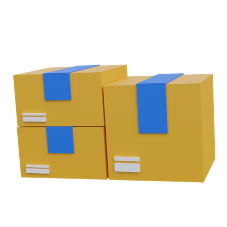 Packages  3D Icon