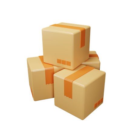 Packages  3D Icon