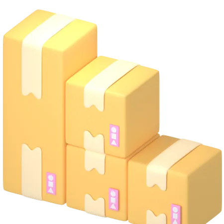 Packages  3D Icon