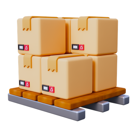 Packages  3D Icon