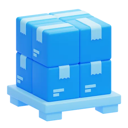 Packages  3D Icon