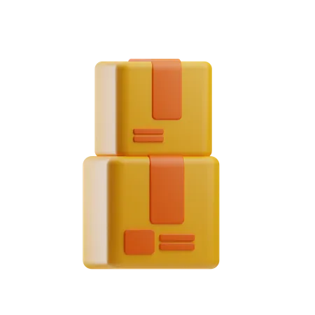 Packages  3D Icon