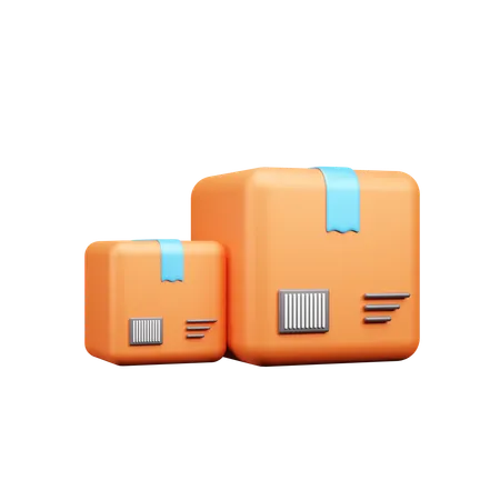 Packages  3D Icon