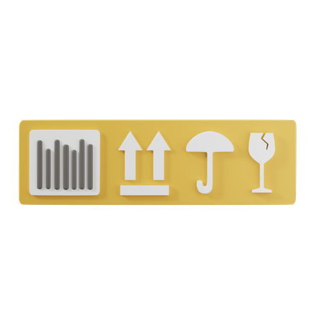 Packaging Symbols  3D Icon