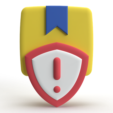 Packege Warning  3D Icon