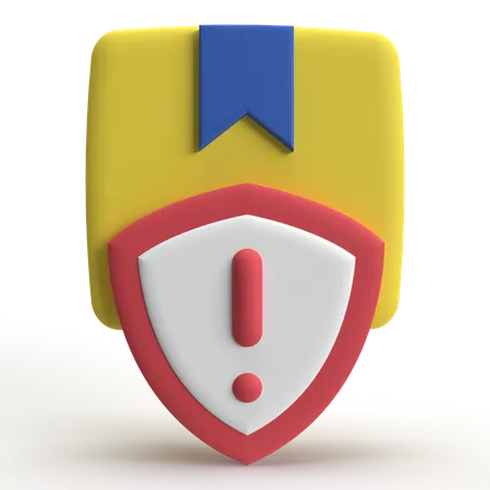 Packege Warning  3D Icon