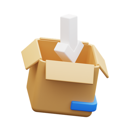 Packing  3D Icon