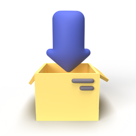 Packing  3D Icon