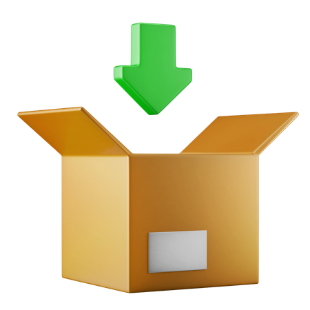 Packing Box  3D Icon