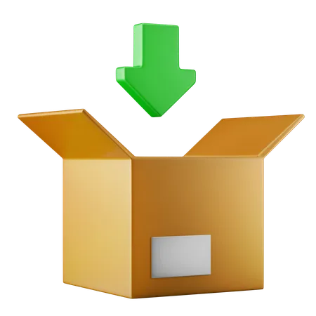 Load Packing Box Delivery 3 D Icon Illustration 3D Icon