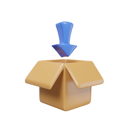 Packing process  3D Icon