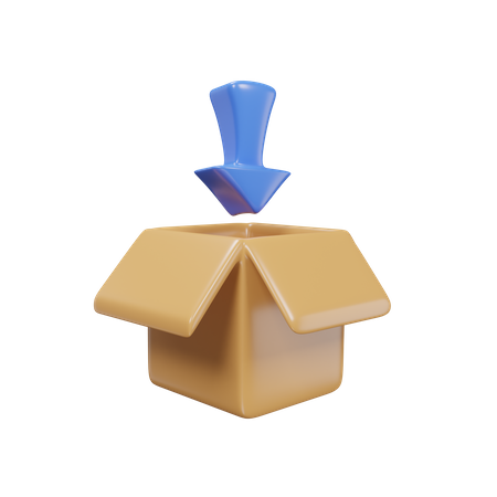 Packing process  3D Icon