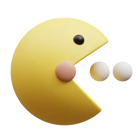 Packman  3D Icon