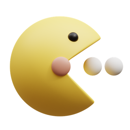 Packman  3D Icon