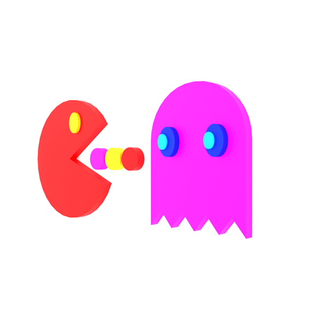 Packman Game  3D Icon