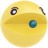 3d pacman emoji
